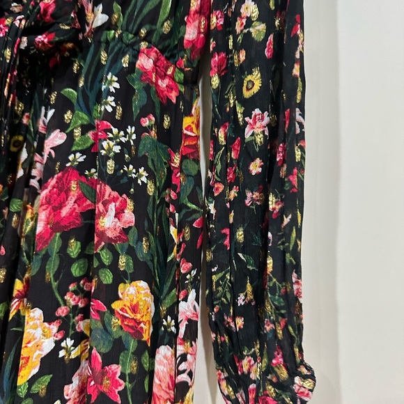 J. CREW Tie-front Lurex® dress in mixed print - Picture 4 of 5